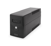 Digitus | Onduleurs - Line-Interactive UPS DN-170063, 600VA, 360W, 1x accumulateur 12V/7Ah, 2x gniazdo CEE 7/7, 2x RJ-11, 1x USB 2.0 typ B, LED, symulowana fala sinusoidalna, 298x101x142mm, 4