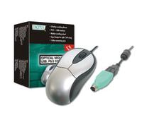 Digitus Optical Mouse souris USB Type-A + PS/2 Optique 820 DPI