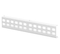 DIGITUS Panneau Adaptateur pour Unibox Fibre Optique DN-96800M-2-24x SC-SX, LC-DX ou E2000-SX - Panneau de Brassage Fibre Optique - Gris