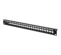 Digitus Panneau de brassage modulaire DN-91411 24 ports 1U 19" Noir non équipé