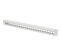 Digitus Panneau de brassage modulaire 19" pour modules Keystone 24 ports Cat.6 blindé 1U gris