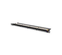 Digitus Panneau de Brassage CAT 6 24 Ports RJ-45 0.5U Montage Rack 19" Non Blindé - Conforme Normes N 50173 & ISO/IEC 11801