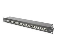 Digitus Panneau de brassage CAT 6A Classe EA 24 ports blindé 19 pouces 1U Noir