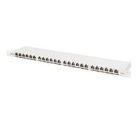 Digitus Panneau de brassage 19 pouces Cat-6A 24 ports RJ45 blindé LSA 0,5U Gris