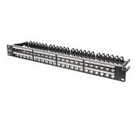 Digitus Panneau de brassage modulaire haute densité, 48 ports, montage en rack, blindé