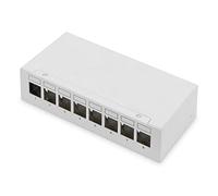 Digitus Panneau de brassage modulaire de bureau vierge blindé 8 ports