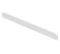 DIGITUS Panneau de recouvrement 19" - 1U - Cache pour armoires réseau & serveur - Cache pour rack - matériel de fixation inclus - Tôle d'acier - laqué à la poudre - Gris