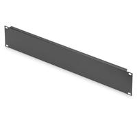 DIGITUS Panneau de recouvrement 19" - 2U - Cache pour armoires réseau & serveur - Cache pour rack - matériel de fixation inclus - Tôle d'acier - laqué à la poudre - Noir