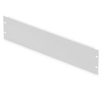 DIGITUS Panneau de recouvrement 19" - 3U - Cache pour armoires réseau & serveur - Cache pour rack - matériel de fixation inclus - Tôle d'acier - laqué à la poudre - Gris