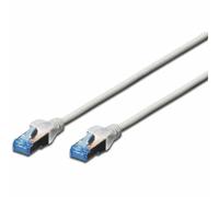 DIGITUS Patchkabel Cat5e SF/UTP Ste. RJ45 5,00m grau Polybeutel