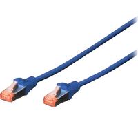 DIGITUS Patchkabel Cat6 S/FTP 2xRJ45 3.0m blau Hebelschutz Polybeutel