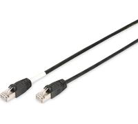 DIGITUS Patchkabel Cat6 S/FTP 2xRJ45 5.0m schwarz Outdoor