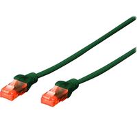 DIGITUS Patchkabel Cat6 U/UTP 2xRJ45 1.0m grün LSZH