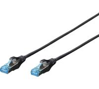 DIGITUS Patchkabel RJ45 SF/UTP Cat5e 0.50m sch. Hebelschutz Polybeutel
