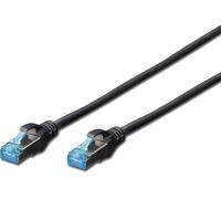DIGITUS Patchkabel RJ45 SF/UTP Cat5e 1.00m schwarz Polybeutel