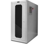 DIGITUS PC Schutzgehäuse 670x300x600 Akt.Lüf.IP54,abschl.gra