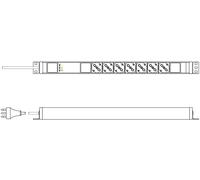DIGITUS PDU 7x Italien16A Ausgänge 230V/16A schwarz