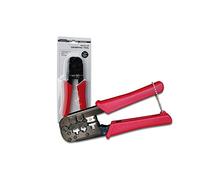 DIGITUS Pince à sertir pour connecteurs modulaires Câbles Patch - Câbles réseau RJ11 & RJ45 - Coupe-câbles & dénudage - AWG 27-23
