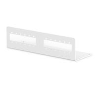 DIGITUS Panneau Adaptateur pour Unibox Fibre Optique DN-96800S-2-12x SC-SX, LC-DX ou E2000-SX - Panneau de Brassage Fibre Optique - Gris