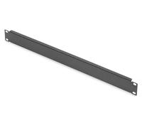 DIGITUS plaque de recouvrement 19" 1U noir (RAL 9005) | Cache pour armoire réseau 19 pouces, armoire serveur ou rack audiovisuel - avec matériel de fixation