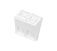 Digitus Plaque Frontale, 2 Ports, 45 X 45 Mm, Coudée, Pour Cadre Dn-9