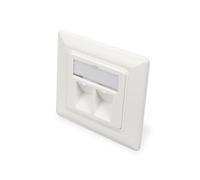 Digitus DN-93801-1 support Keystone 2x blanc
