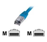 DIGITUS Premium - cordon de raccordement - 0.5 m - bleu G