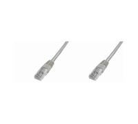 DIGITUS Premium - Cordon de raccordement - RJ-45 (M) pour RJ-45 (M) - 10 m - UTP - CAT 5e - démarré - gris