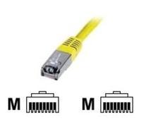 DIGITUS Premium - Cordon de raccordement - RJ-45 (M) pour RJ-45 (M) - 2 m - SFTP - CAT 5e - démarré - jaune G