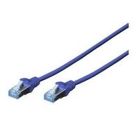 Digitus Câble LAN Cat 5e SF/UTP blindé RJ45 - Compatible Cat-6 & Cat-6A - 3 m bleu