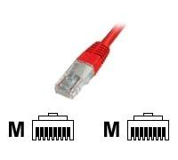 DIGITUS Premium - Cordon de raccordement - RJ-45 (M) pour RJ-45 (M) - 3 m - UTP - CAT 5e - démarré - rouge