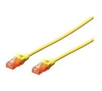 Digitus prime cat 6 utp câble de raccordement, longueur 1,0m, couleur jaune dk-1612-010 y G