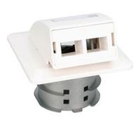 Digitus Prise murale encastrée pour fibre optique FTTH, pour adaptateur SC/LC