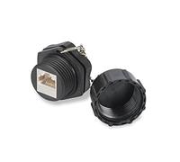 DIGITUS Prise réseau industrielle Cat-6 - RJ45 blindé - IP67 étanche à la poussière - 250 MHz 1GBase-T Classe E