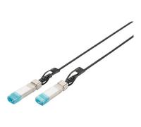 DIGITUS SFP+ DAC Cable - 10 Gbit/s - compatible avec HP Aruba - Câble réseau - 2 m - Direct Attach Cable - Direct Attach Copper - AWG30 Twinax - Noir