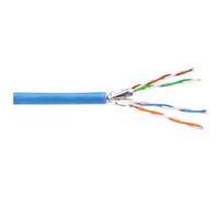 Digitus Câble réseau Cat 6A U-FTP (PiMF) 500 m LSZH 500 MHz AWG 23 Compatible PoE+ Bleu
