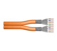 Digitus Câble réseau Cat 7 500 m S-FTP (PiMF) Duplex LSZH Dca 1200 MHz AWG23/1 PoE+ Orange