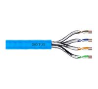 Digitus Câble réseau Cat 6A U-FTP (PiMF) 500 m LSZH 500 MHz AWG 23 Compatible PoE+ Bleu