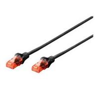DIGITUS Professional cordon de raccordement - 1 m - noir G