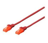 DIGITUS Professional cordon de raccordement - 50 cm - rouge G