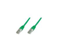 DIGITUS Professional - Cordon de raccordement - RJ-45 (M) pour RJ-45 (M) - 1 m - UTP - CAT 6e - IEEE 802.3 - sans halogène, moulé, sans crochet - vert