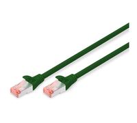 DIGITUS Professional - Cordon de raccordement - RJ-45 (M) pour RJ-45 (M) - SFTP - CAT 6 - démarré, sans halogène, sans crochet - vert