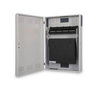 DIGITUS Professional DN-19 WM-3H3V-SL - Armoire - montable sur mur - gris clair, RAL 7035 - 3U - 19