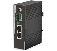 Digitus Injecteur PoE Industriel DN-651112 Gigabit 10/100/1000 IEEE 802.3af/at PoE+ Rail DIN