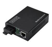 DIGITUS Professional DN-82121-1 - Convertisseur de média à fibre optique - 1GbE - 10Base-T, 1000Base-LX, 100Base-TX, 1000Base-T - RJ-45 / mode unique SC - jusqu'à 10 km - 1310 nm G