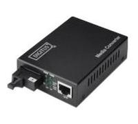 DIGITUS Professional DN-82123 - Convertisseur de média à fibre optique - GigE - 10Base-T, 1000Base-LX, 100Base-TX, 1000Base-T - RJ-45 / mode unique SC - jusqu'à 20 km - 1 310 (émission)/1 550 (récepti