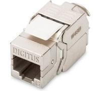 Digitus Module Keystone CAT 6 - blindé plat argent - RJ-45 femelle-femelle