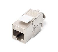 DIGITUS Keystone module Cat 6A blindé Gris