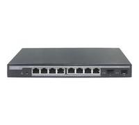 Digitus DN-95344 commutateur réseau Géré L2 Gigabit Ethernet (10/100/1000) Connexion Ethernet, supportant l'alimentation via ce port (PoE) Noir