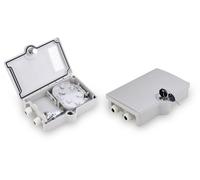 DIGITUS Professional DN-968912 Boîtier de distribution pour l'extérieur, IP65 pour 2x adaptateurs SC/SX ou 2x LC/DX